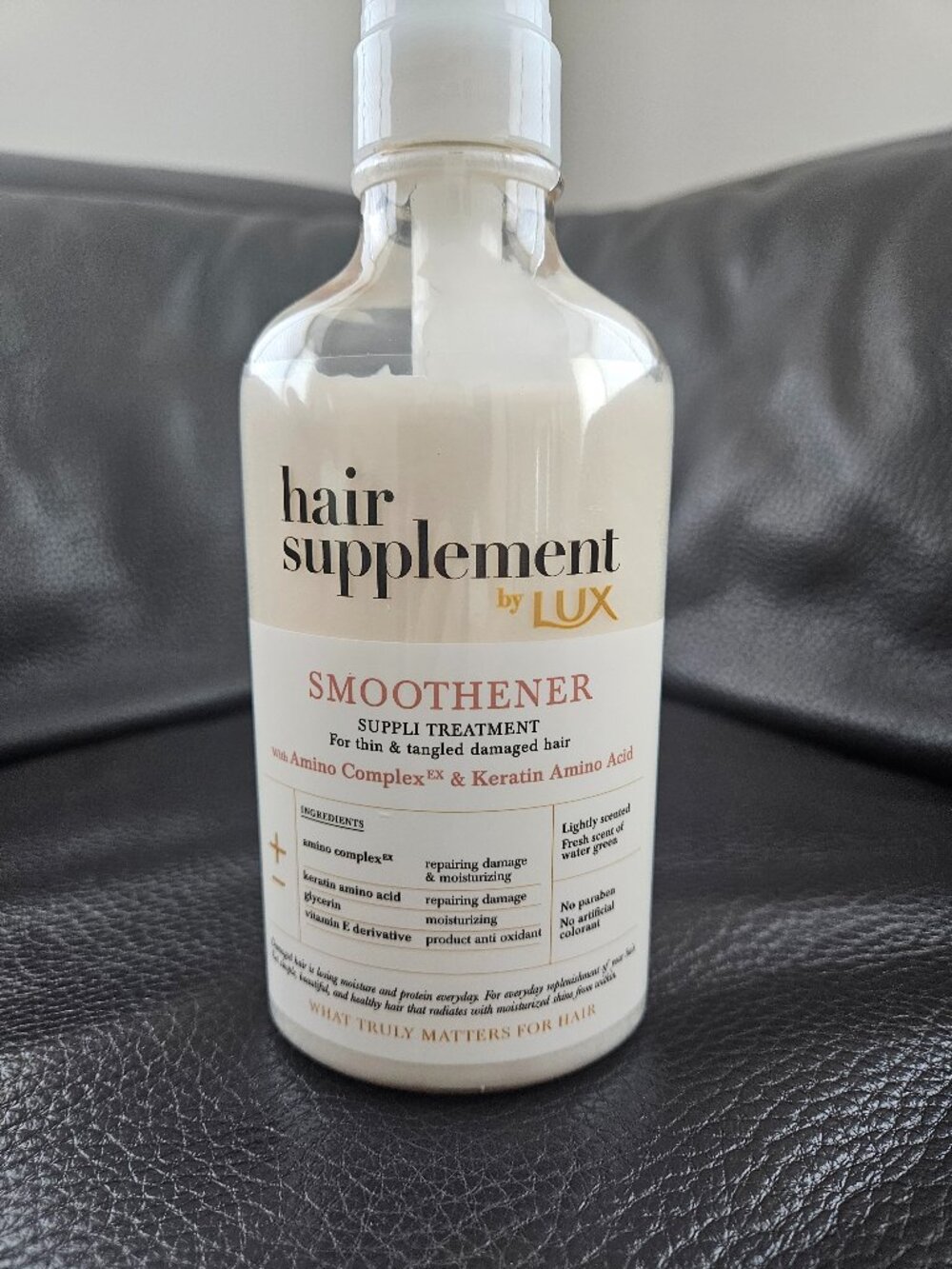 Hair Supplement By LUX Smoothener Conditioner New